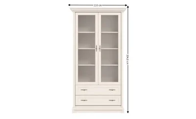 Vitrina Living Sonata Cashmir 2D2S 