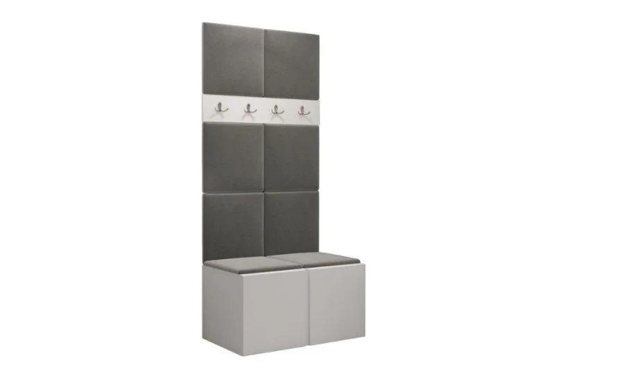 Cuier Hol Luca 10, Alb/Gri - Manila 16 1