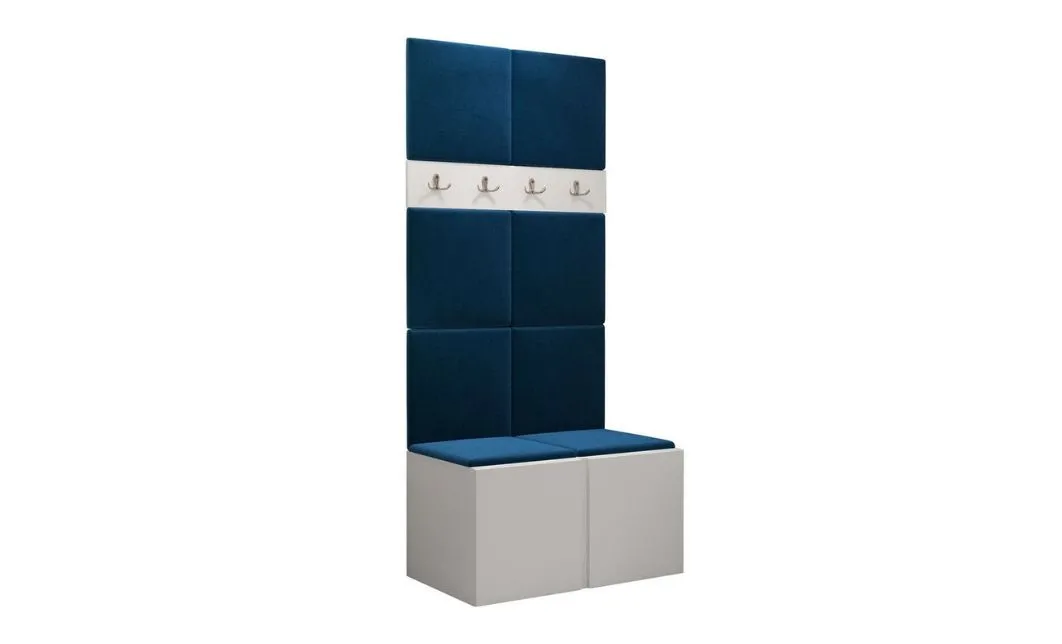 Cuier Hol Luca 10, Alb/Albastru - Manila 26 1