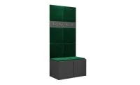 Cuier Hol Luca 10, Grafit/Verde - Manila 35 1