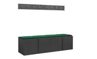 Cuier Hol Luca 14, Grafit/Verde - Manila 35 1