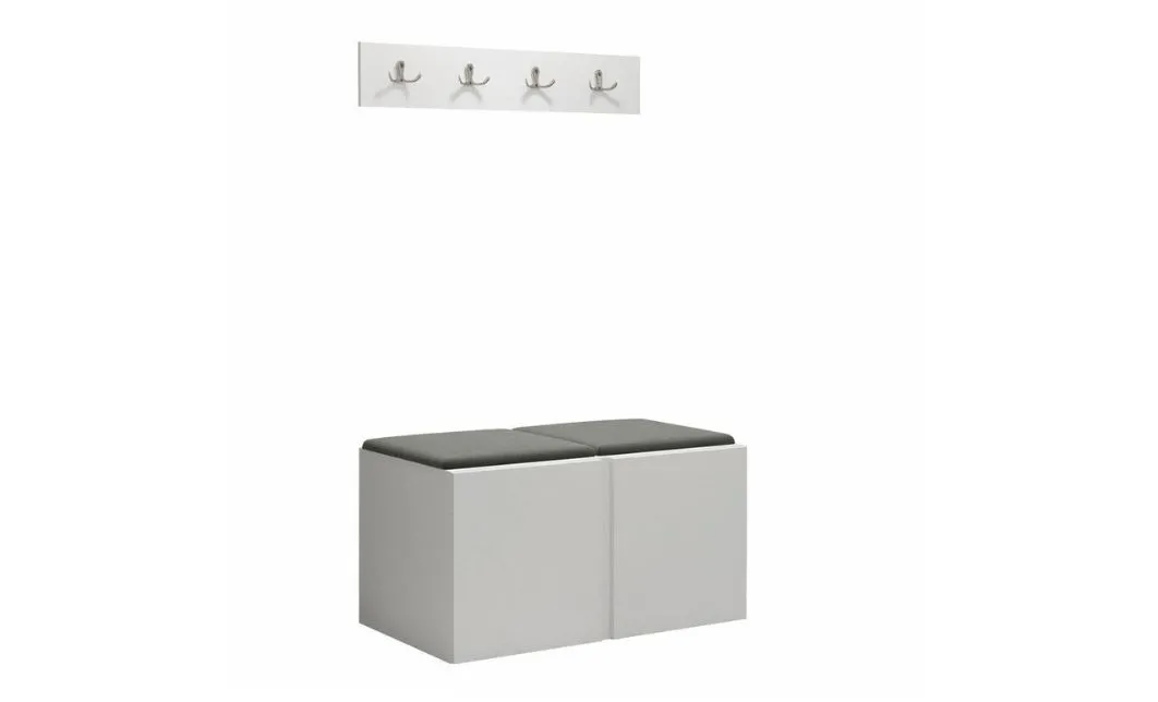 Cuier Hol Luca 15, Alb/Gri - Manila 16 1