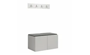 Cuier Hol Luca 15, Alb/Gri - Manila 16