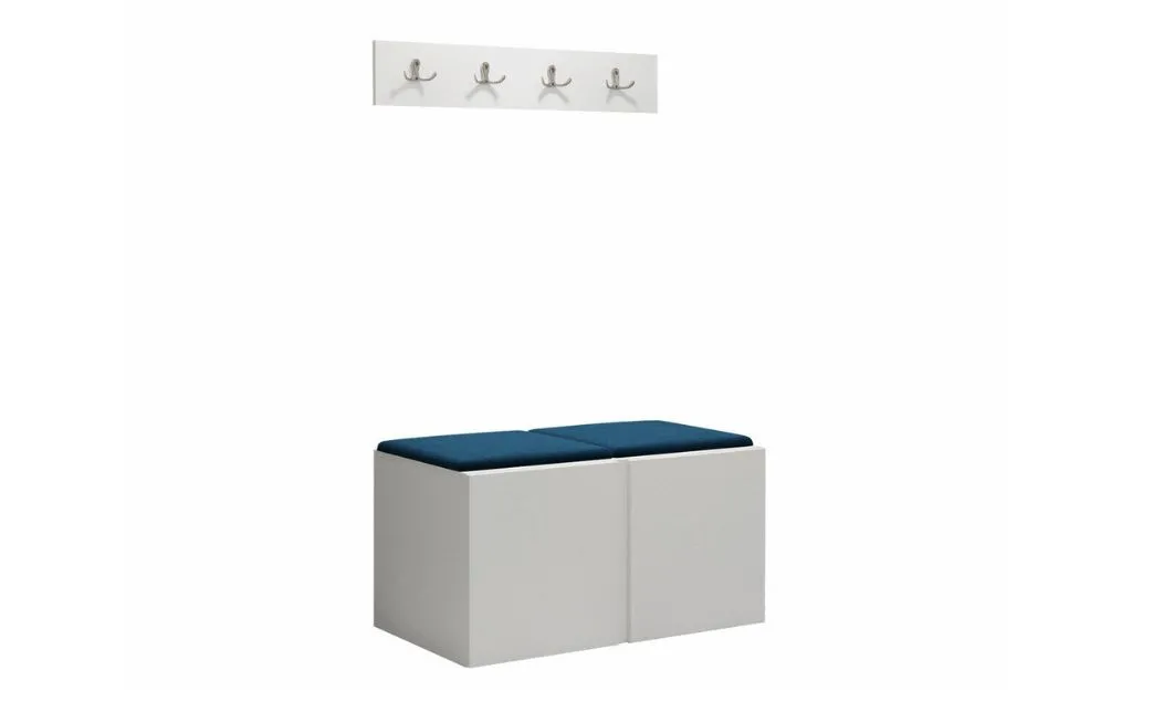 Cuier Hol Luca 15, Alb/Albastru - Manila 26 1