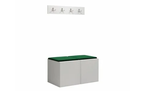 Cuier Hol Luca 15, Alb/Verde - Manila 35