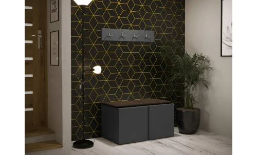 Cuier Hol Luca 15, Grafit/Maro - Manila 04