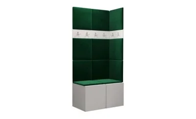 Cuier Hol Luca 9, Alb/Verde - Manila 35