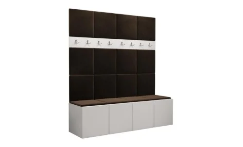 Cuier Hol Luca 13, Alb/Maro - Manila 04