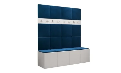 Cuier Hol Luca 13, Alb/Albastru - Manila 26