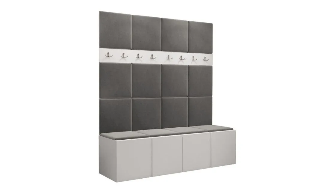 Cuier Hol Luca 13, Alb/Gri - Manila 16 1