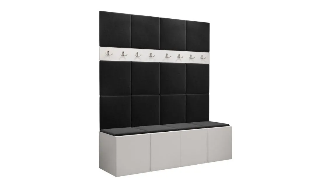 Cuier Hol Luca 13, Alb/Negru - Manila 18 1