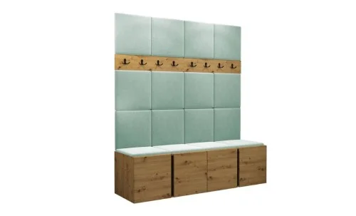 Cuier Hol Luca 13, Artisan/Verde menta - Manila 11