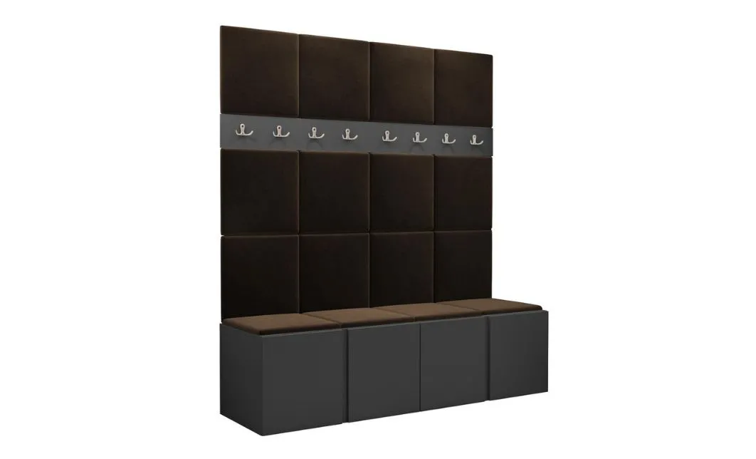 Cuier Hol Luca 13, Grafit/Maro - Manila 04 1