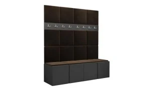 Cuier Hol Luca 13, Grafit/Maro - Manila 04