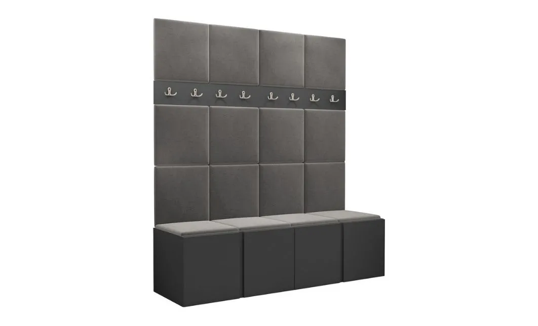 Cuier Hol Luca 13, Grafit/Gri - Manila 16 1