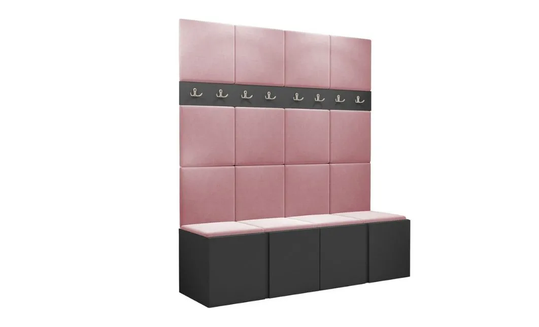 Cuier Hol Luca 13, Grafit/Roz - Manila 09 1