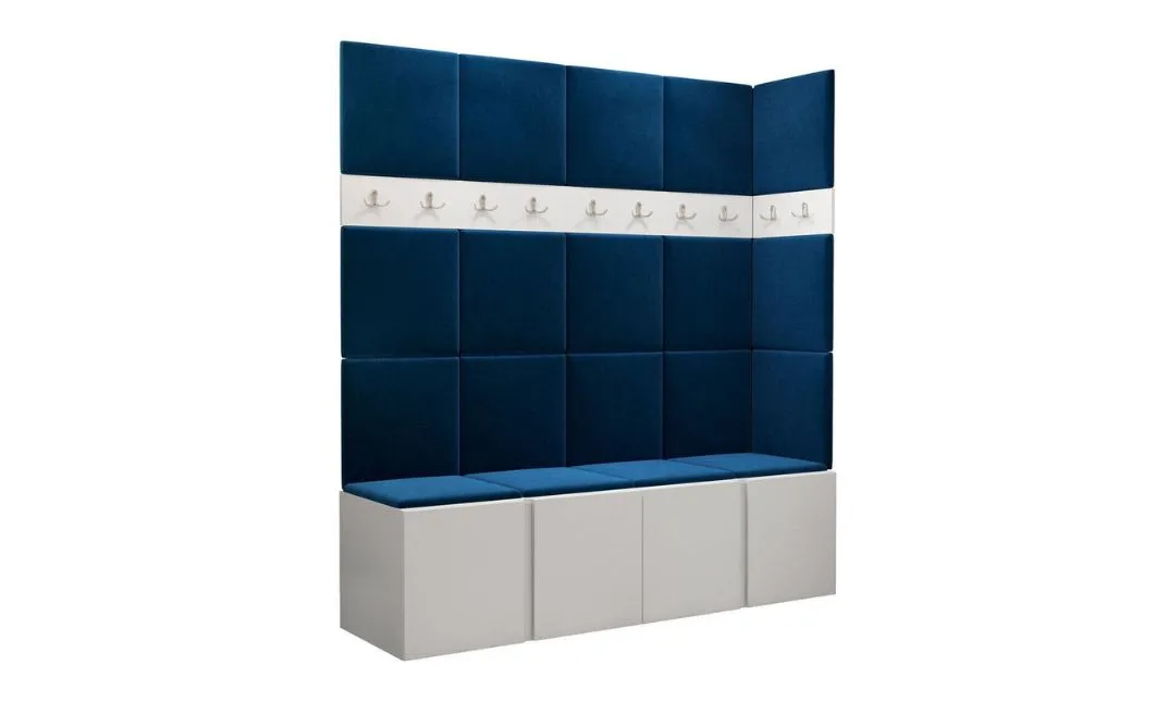 Cuier Hol Luca 12, Alb/Albastru - Manila 26 1