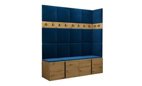 Cuier Hol Luca 12, Artisan/Albastru - Manila 26