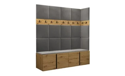 Cuier Hol Luca 12, Artisan/Gri - Manila 16