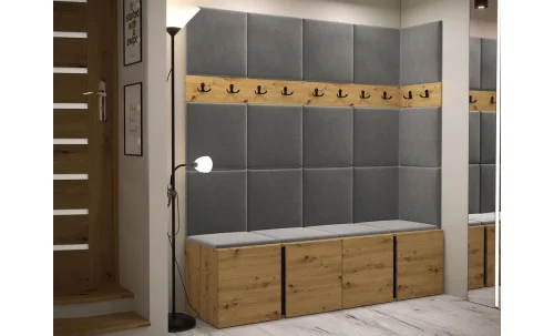 Cuier Hol Luca 12, Artisan/Gri - Manila 16