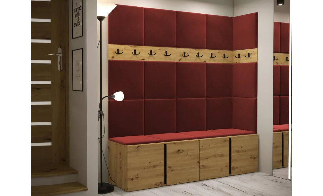 Cuier Hol Luca 12, Artisan/Rosu - Manila 23