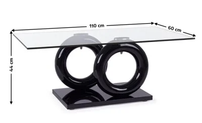 Masuta de cafea KJCT004 Black