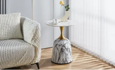 Masuta Cafea KJCT060 Gray Marble Masuta Cafea KJCT060 Gray Marble