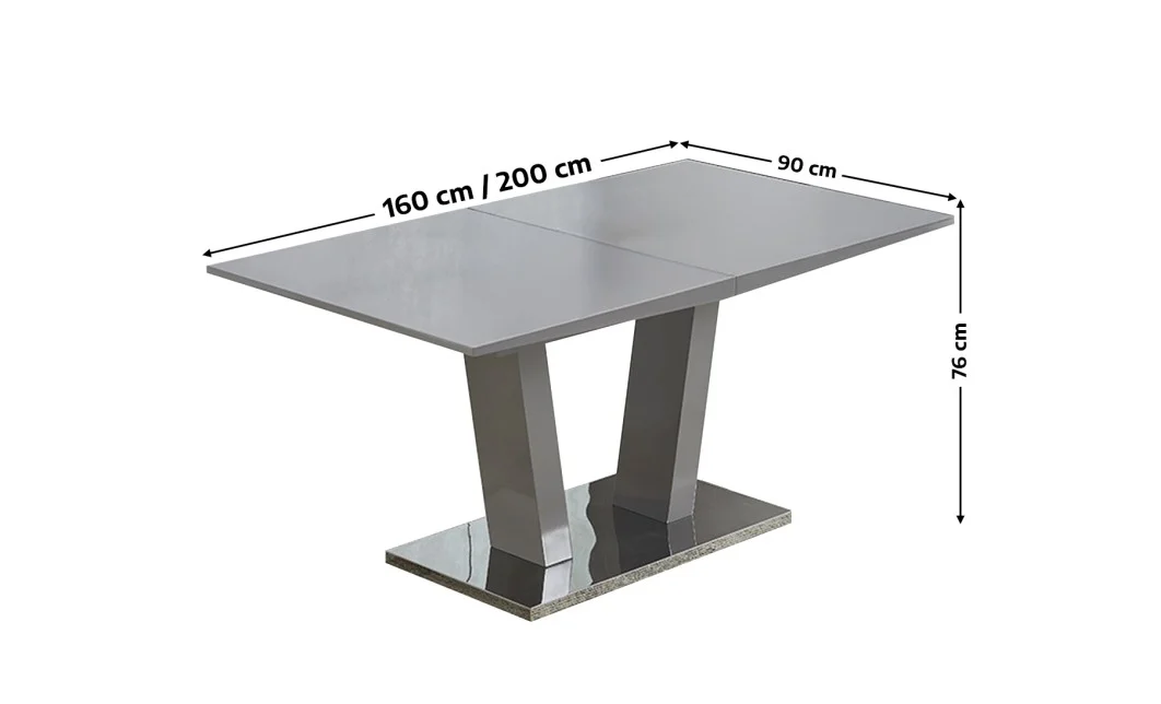 Masa Living Extensibila Gri KJT382  1