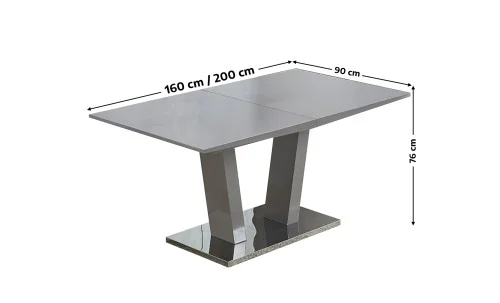 Masa Living Extensibila Gri KJT382 