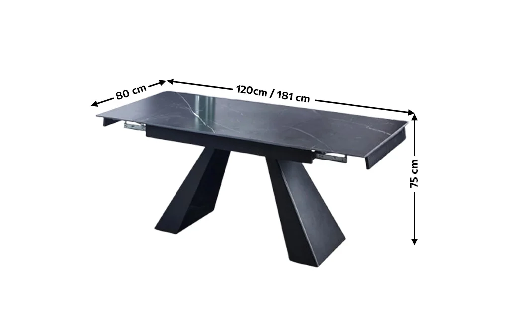 Masa Living Extensibila Negru KJT416  1