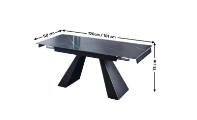 Masa Living Extensibila Negru KJT416 