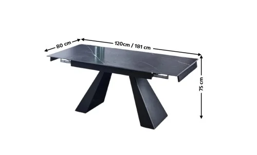 Masa Living Extensibila Negru KJT416 