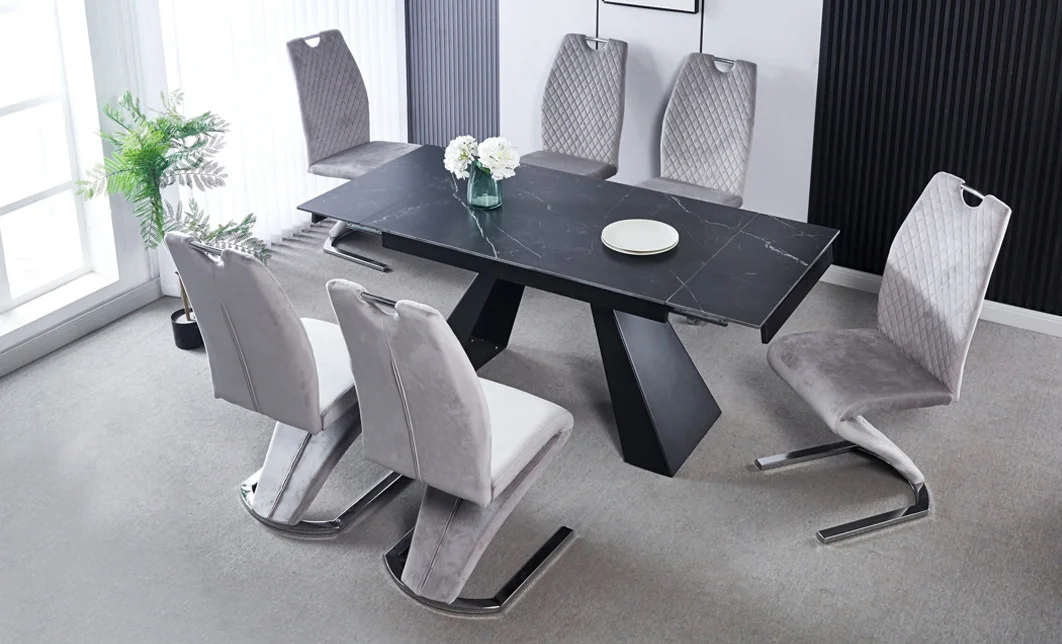 Masa Living Extensibila Negru KJT416  3