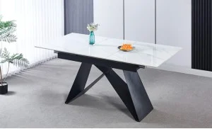 Set Masă Living Extensibilă KJT417 cu 4 Scaune F692 Gri