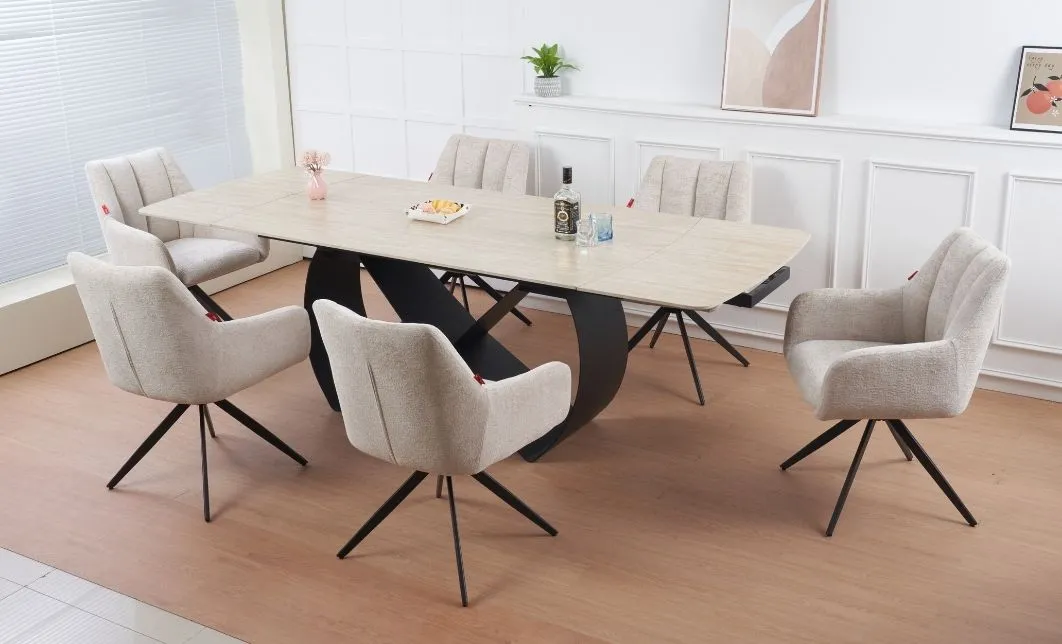 Masa Living Extensibila Blat Ceramic KJT4714 3