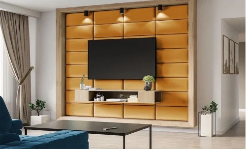 Panou tapitat pentru perete, 60x30 cm, Manila32