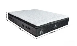 Saltea Silver, 160x200x33cm