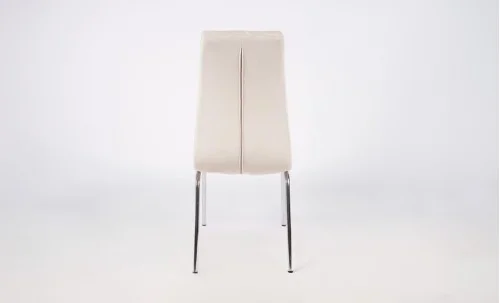 Set Masă Living Extensibilă DTM0101 Blat Ceramic Gri cu 4 Scaune Tapițate F630 Bej