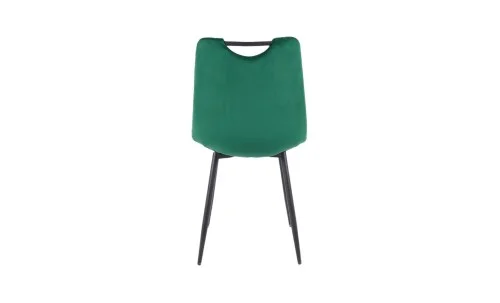 Set Masă Living Extensibilă Blat Ceramic KJT416 Alb-Cappuccino cu 4 Scaune KJC0358 Verzi