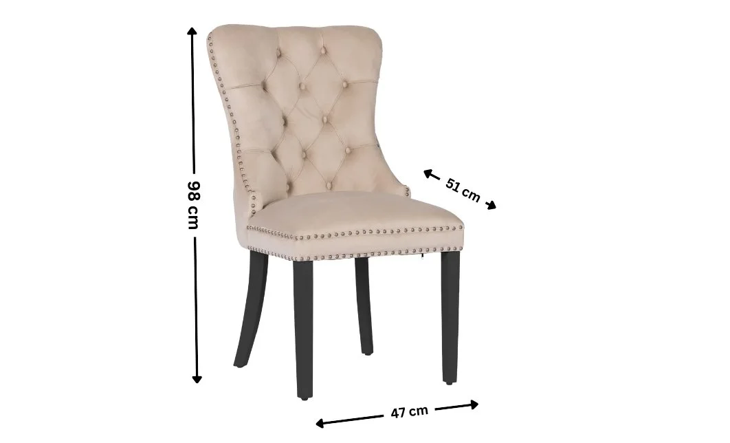 Scaun Living KJC005 Bej/Negru 1