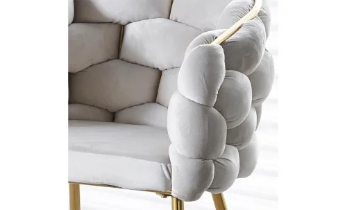 Scaun Living Tapitat KJC15 Bej