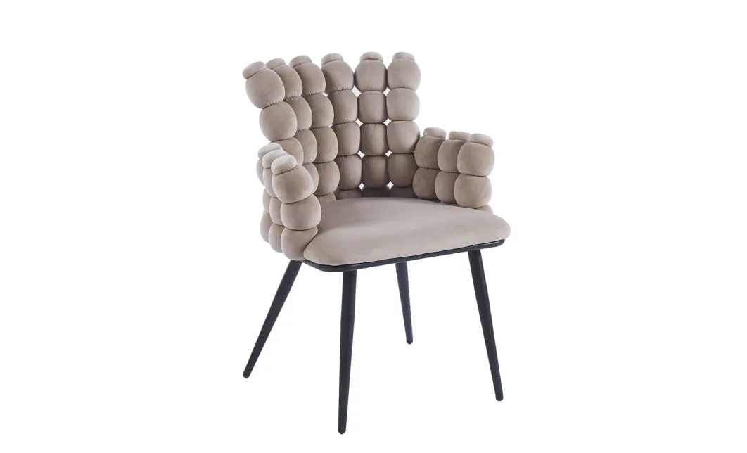 Scaun Living Tapitat KJC374 Bej 2