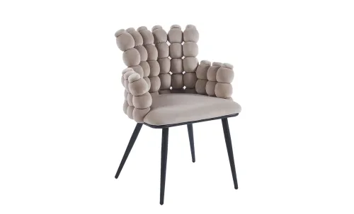 Scaun Living Tapitat KJC374 Bej