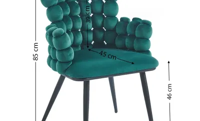Scaun Living Tapitat KJC374 Verde