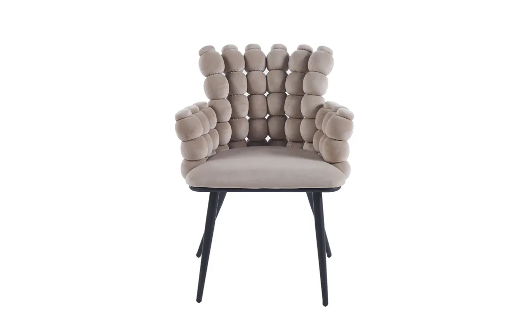 Scaun Living Tapitat KJC374 Bej 3