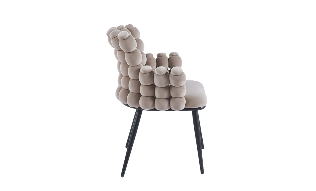 Scaun Living Tapitat KJC374 Bej 4