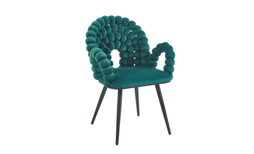 Scaun Living Tapitat KJC376 Verde