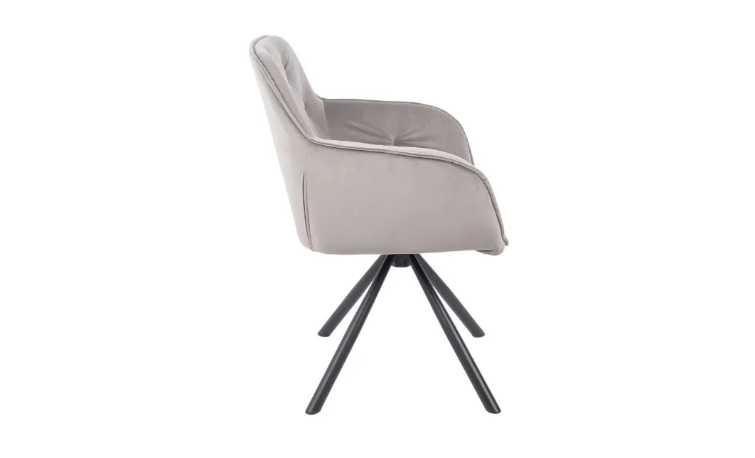 Scaun Living Tapitat KJC3849, Gri 2