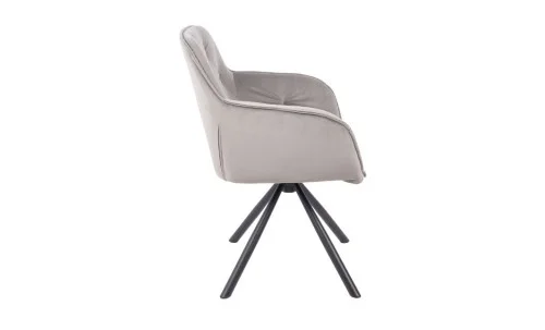 Scaun Living Tapitat KJC3849, Gri