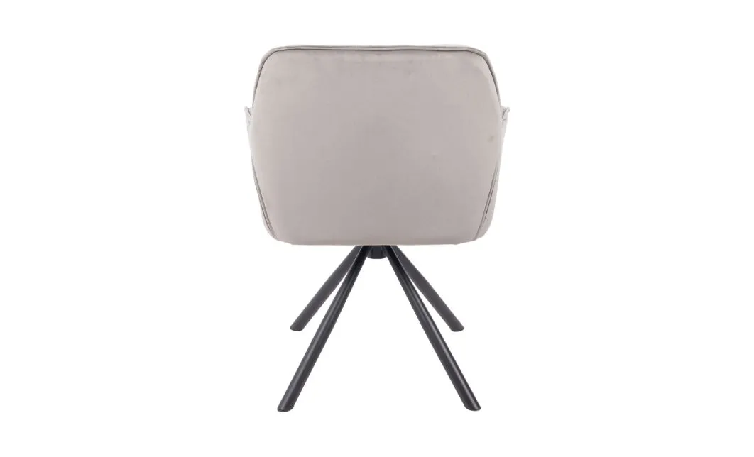 Scaun Living Tapitat KJC3849, Gri 3